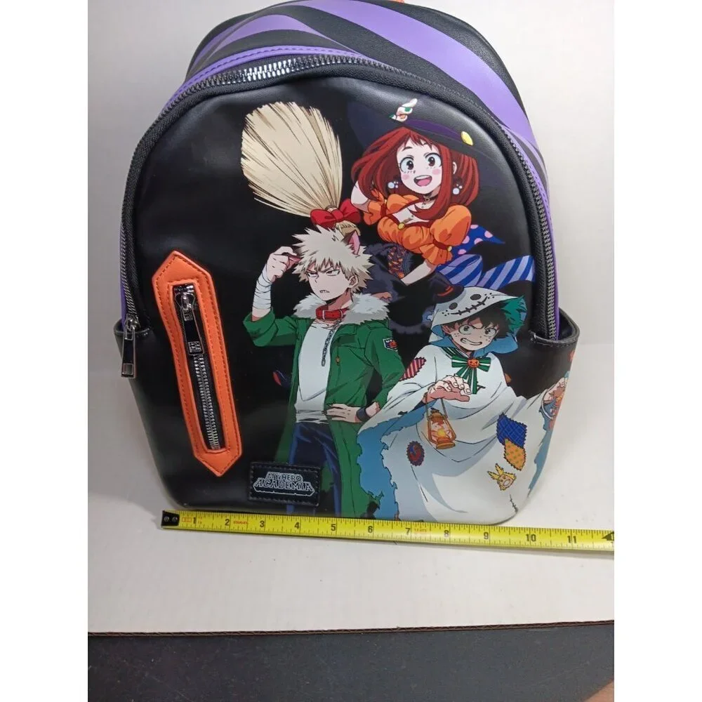 My Hero Academia Halloween Trio Mini Backpack Bioworld Deku Bakugo Ochako - Picture 7 of 7